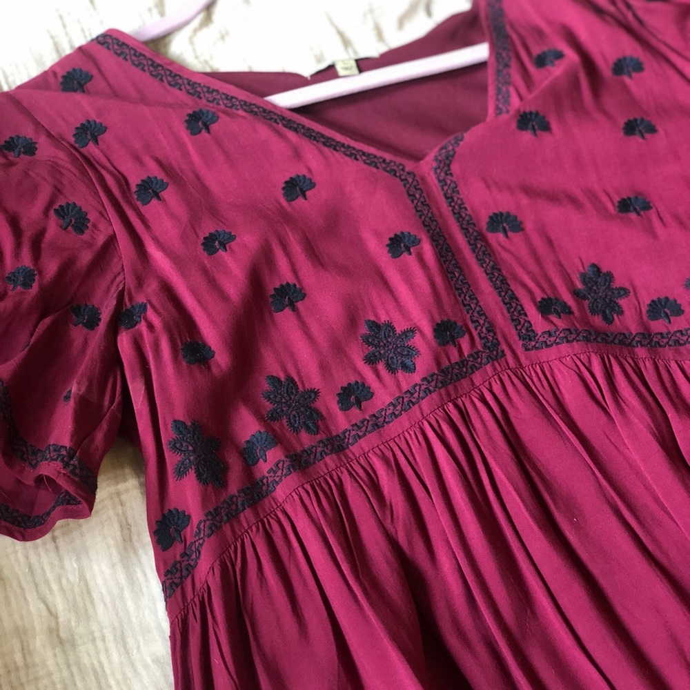 Burgundy Dress